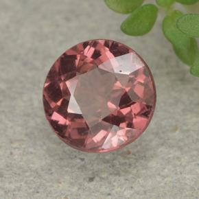 Granato malese naturale rosa da 0,99 ct, taglio rotondo, VS
