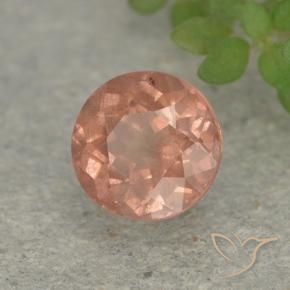 Granato malese Pompelmo Rosa naturale da 0.86 ct, Rotondo, VS