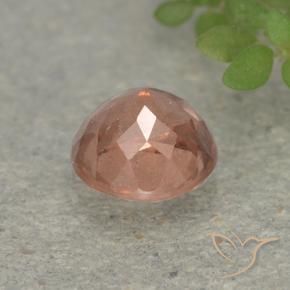 Granato malese Pompelmo Rosa naturale da 0.86 ct, Rotondo, VS