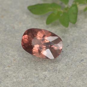 Granato malese Rosso mattone naturale da 0.57 ct, Taglio a cuscino, VS