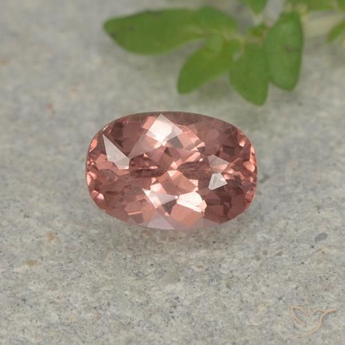 Granato malese Rosa medio naturale da 0.70 ct, Taglio a cuscino, VS