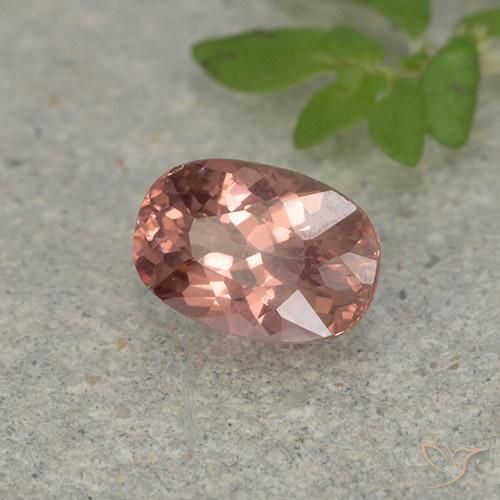 Granato malese Rosa medio naturale da 0.70 ct, Taglio a cuscino, VS
