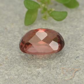 Granato malese Rosso rosa scuro naturale da 0.78 ct, Cuscino, VS