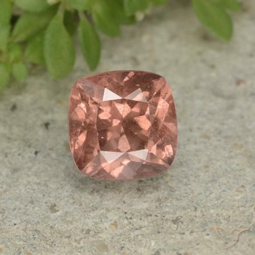 0.83ct Naturale rosa lampone Granato malese, Cuscino, VS