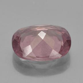 Granato malese naturale rosa da 3,84 ct, taglio a cuscino, VS