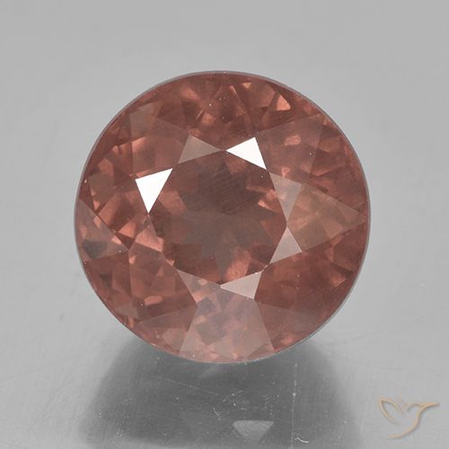 Granato malese naturale rosa da 7,00 ct, taglio rotondo, VS