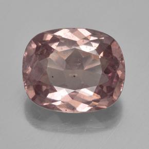Granato malese naturale rosa da 4,50 ct, taglio a cuscino, VS