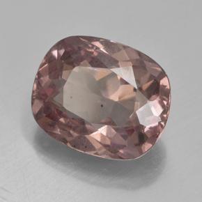 Granato malese naturale rosa da 4,50 ct, taglio a cuscino, VS