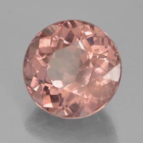 Granato malese naturale rosa da 5,52 ct, taglio rotondo, VS