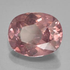 Granato malese naturale rosa da 3,77 ct, taglio a cuscino, VS