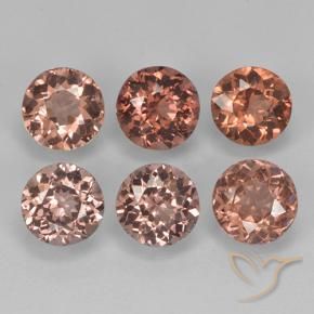 Gemme di Granato malese Rosso medio naturale da 3.88 ct, Rotondo, VS