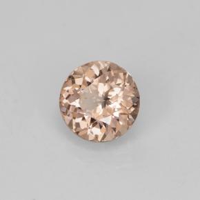 Granato malese Color champagne naturale da 1.44 ct, Taglio rotondo, VS