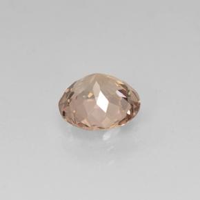 Granato malese Color champagne naturale da 1.44 ct, Taglio rotondo, VS