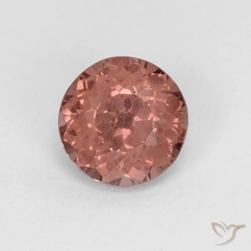 1.75ct Naturale Rosa medio Granato malese, Rotondo, VS