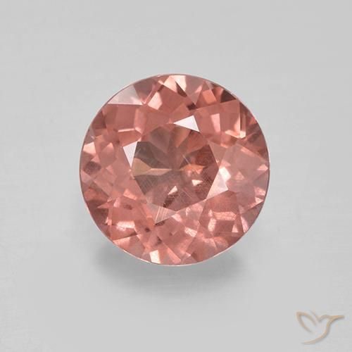 Granato malese Rosa medio naturale da 1.63 ct, Taglio rotondo, VS