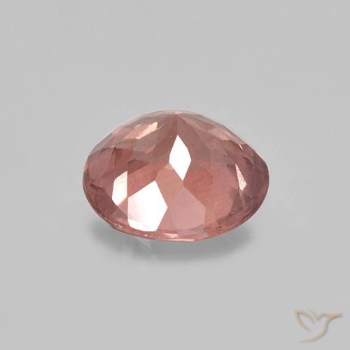 Granato malese Rosa medio naturale da 1.63 ct, Taglio rotondo, VS