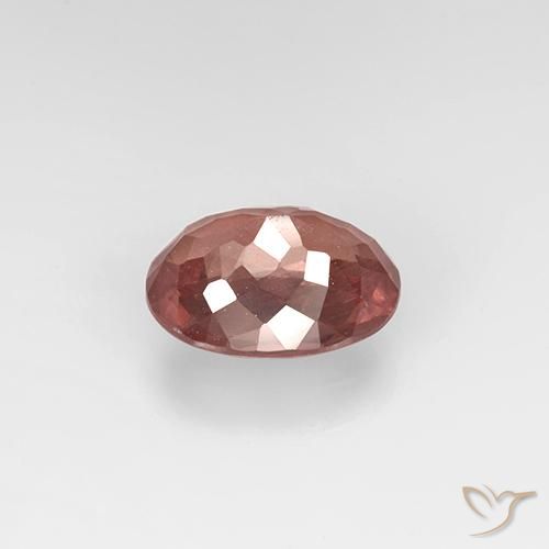 Granato malese Rosso mattone chiaro naturale da 1.65 ct, Ovale, VS