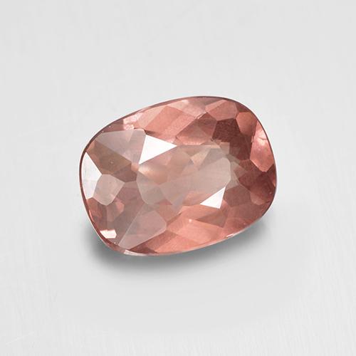 Granato malese naturale rosa da 1,35 ct, taglio a cuscino, VS
