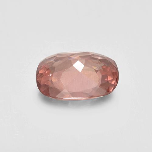 Granato malese naturale rosa da 1,35 ct, taglio a cuscino, VS