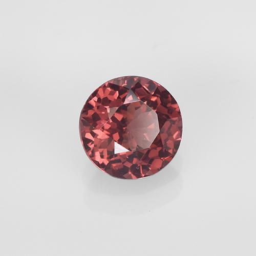Granato malese Rosato naturale da 1.11 ct, Taglio rotondo, VVS-VS