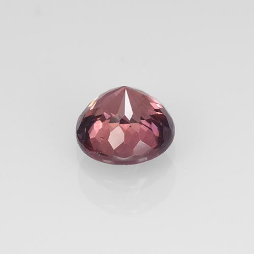 Granato malese Rosso violaceo naturale da 1.11 ct, Taglio rotondo, VS