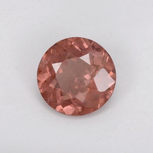 Granato malese Rosso medio naturale da 1.27 ct, Taglio rotondo, VS