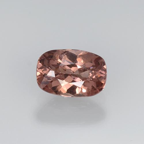 Granato malese Rosa profondo palissandro naturale da 0.68 ct, Taglio a cuscino, VS