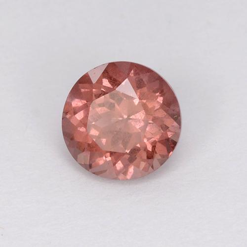 Granato malese naturale rosa da 0,75 ct, taglio rotondo, VS