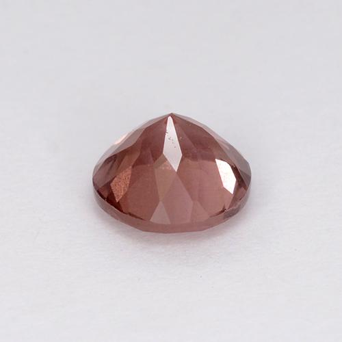 Granato malese naturale rosa da 0,75 ct, taglio rotondo, VS