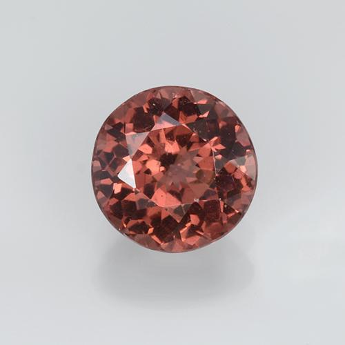 Granato malese naturale arancione da 0,94 ct, taglio rotondo, VVS-VS