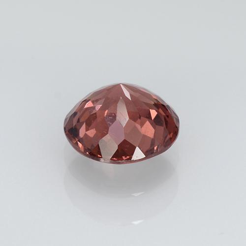 Granato malese naturale arancione da 0,94 ct, taglio rotondo, VVS-VS