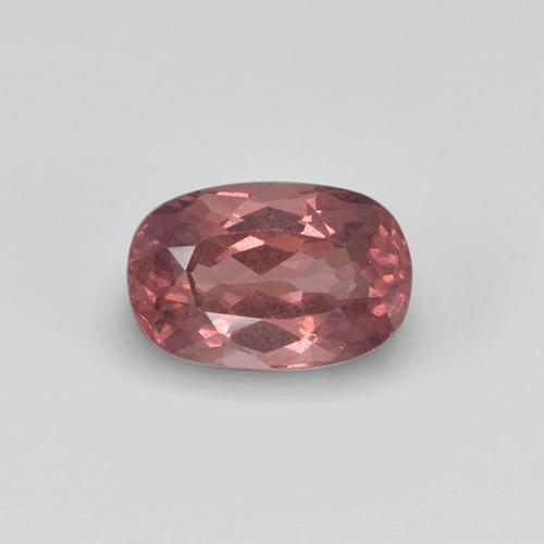 Granato malese naturale rosa da 0,76 ct, taglio a cuscino, VS