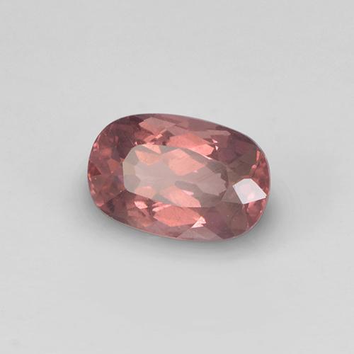 Granato malese naturale rosa da 0,76 ct, taglio a cuscino, VS