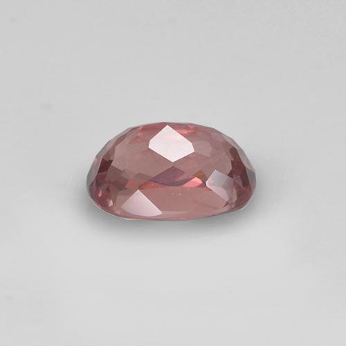 Granato malese naturale rosa da 0,76 ct, taglio a cuscino, VS