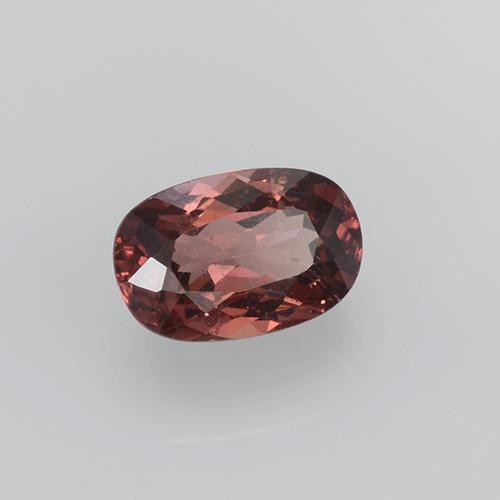 Granato malese Color rosa naturale da 0.56 ct, Taglio ovale, VS