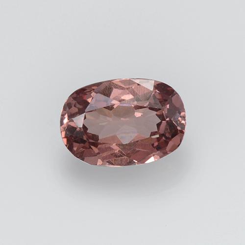 Granato malese naturale rosa da 0,64 ct, taglio ovale, VS