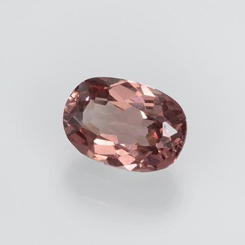 Granato malese naturale rosa da 0,64 ct, taglio ovale, VS