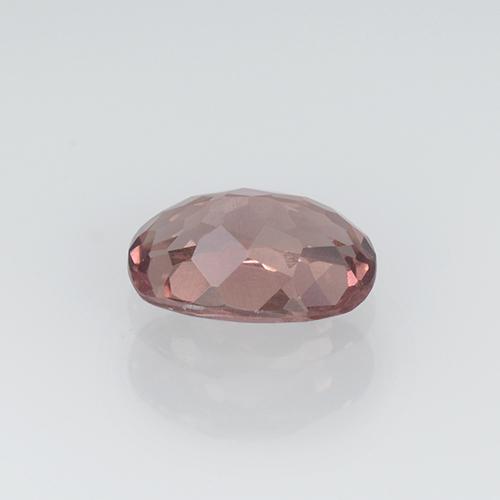 Granato malese naturale rosa da 0,64 ct, taglio ovale, VS
