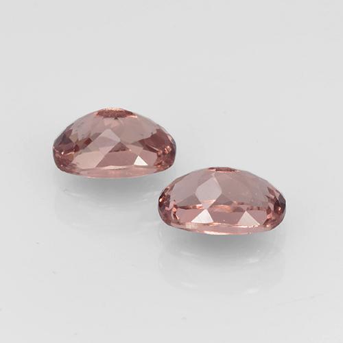 Granato malese naturale rosa da 1,36 ct, taglio a cuscino, VVS-VS