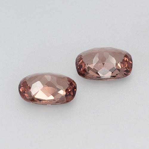 Gemme di Granato malese Color rosa naturale da 1.24 ct, Taglio a cuscino, VVS-VS