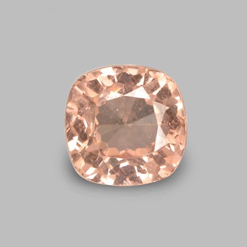Granato malese naturale rosa da 0,49 ct, taglio a cuscino, VS