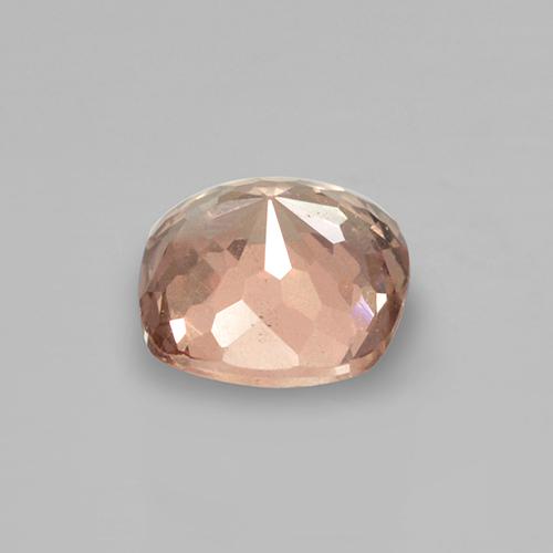 Granato malese naturale rosa da 0,49 ct, taglio a cuscino, VS