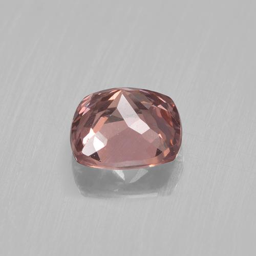 Granato malese naturale rosa da 0,51 ct, taglio a cuscino, VS