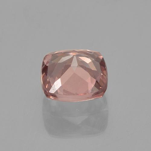 Granato malese naturale rosa da 0,56 ct, taglio a cuscino, VS
