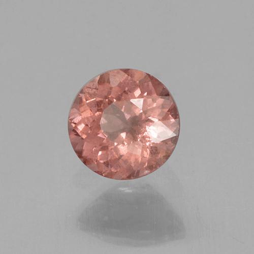 Granato malese naturale rosa da 0,40 ct, taglio rotondo, VS
