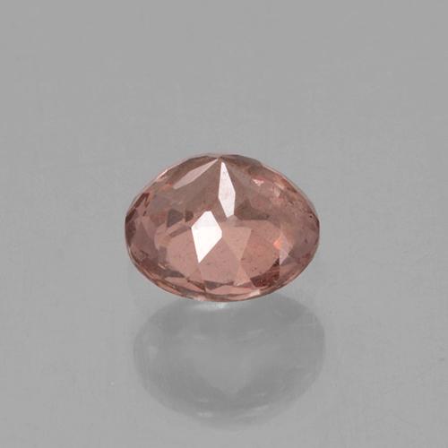 Granato malese naturale rosa da 0,40 ct, taglio rotondo, VS