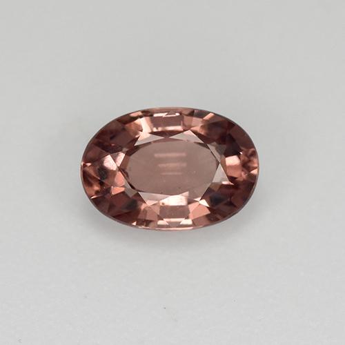 Granato malese naturale rosa da 0,68 ct, taglio ovale, VS
