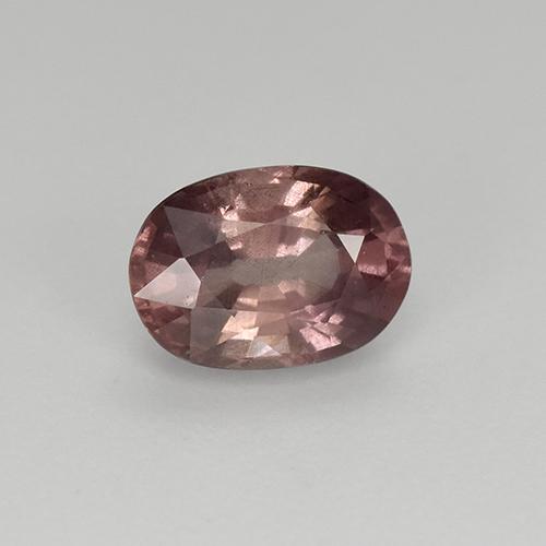 Granato malese naturale rosa da 1,02 ct, taglio ovale, VS-SI