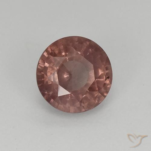 Granato malese Tono rosa rosa naturale da 0.92 ct, Rotondo, VS-SI