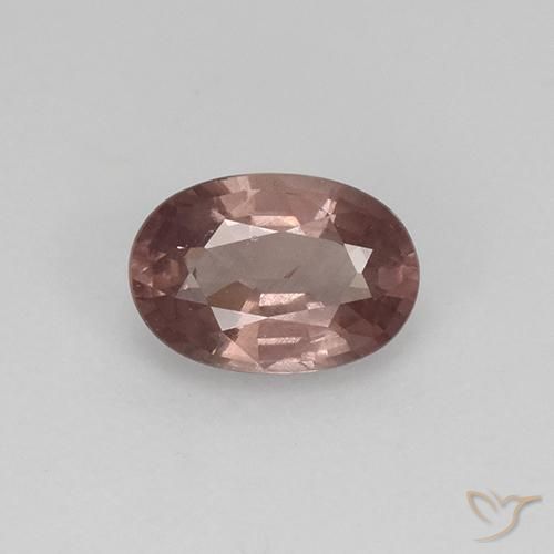 Granato malese naturale rosa da 0,58 ct, taglio ovale, VS-SI